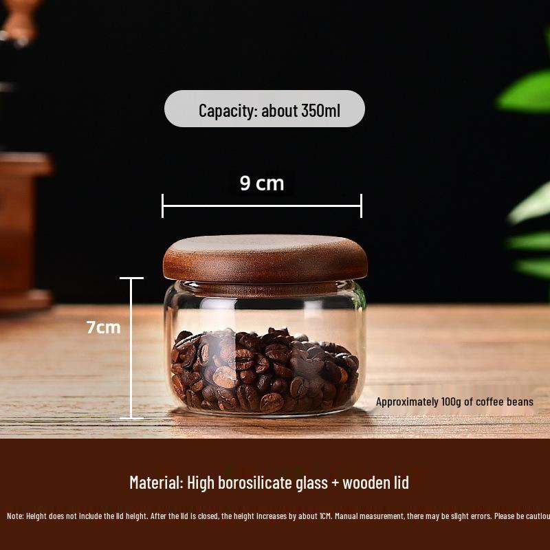 Small Transparent Borosilicate Sugar Bowl with Acacia Lid - Sealed Jar for Candy, Coffee Beans, and Kitchen Storage
Small Transparent Borosilicate Sugar Bowl with Acacia Lid - Sealed Jar for Candy, Coffee Beans, and Kitchen Storage