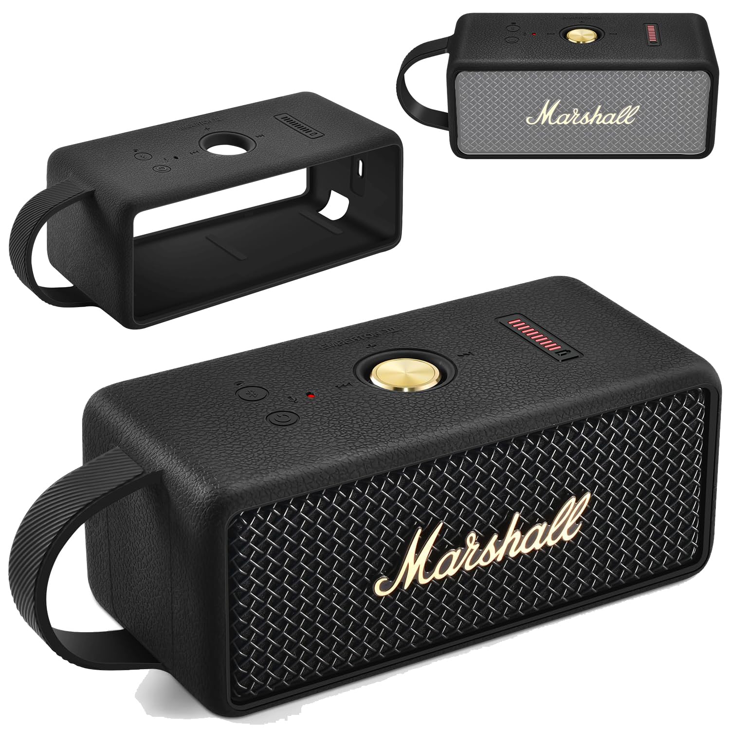 Чохол для Fenmaru Marshall Emberton III, Ударостійкий силіконовий чохол для Marshall Emberton 3 (Чорний)
Чохол для Fenmaru Marshall Emberton III, Ударостійкий силіконовий чохол для Marshall Emberton 3 (Чорний)