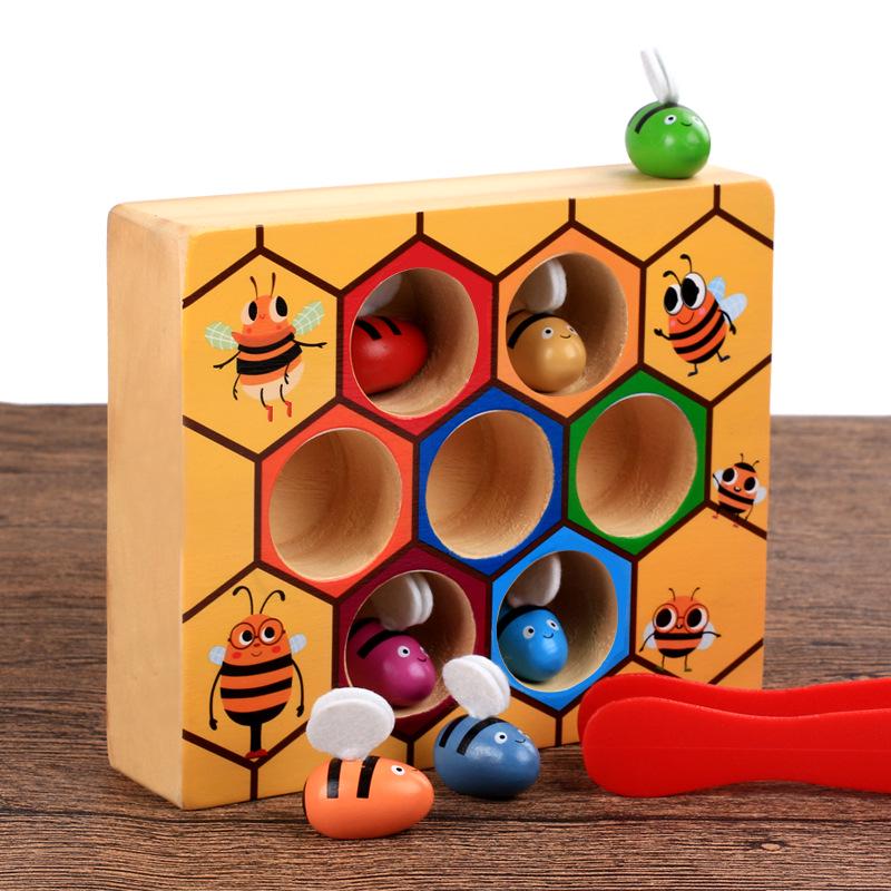 Montessori Beehive Game: Toddler Color Recognition & Development Toy for Boys (Ages 0-3)
Montessori Beehive Game: Toddler Color Recognition & Development Toy for Boys (Ages 0-3)