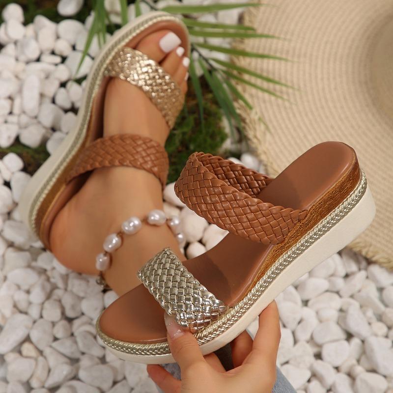 Women s Open Toe Slip-On Wedge Sandals, Flat Summer Fashion Slides, Plus Size Casual Footwear 42 золотий
Women s Open Toe Slip-On Wedge Sandals, Flat Summer Fashion Slides, Plus Size Casual Footwear 42 золотий