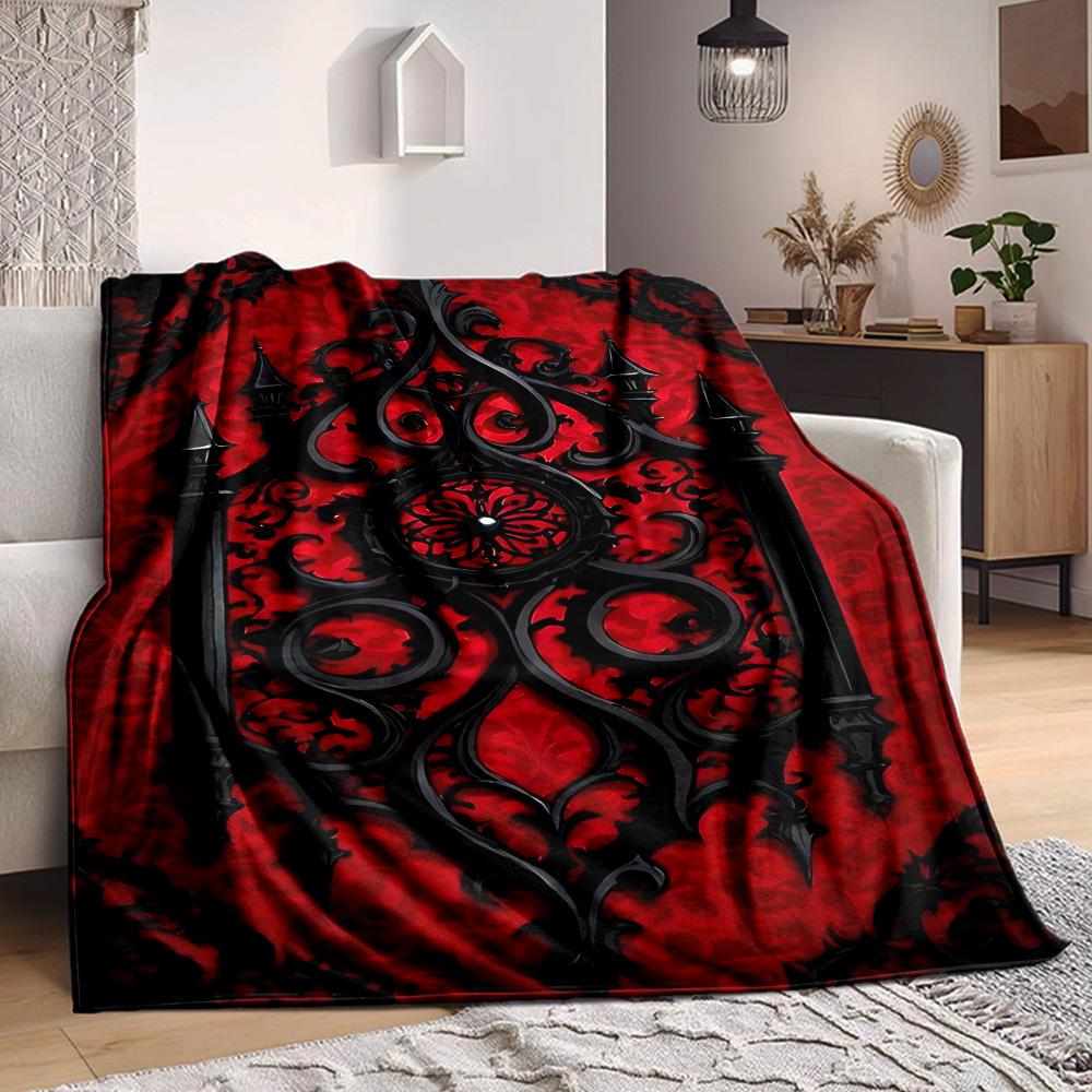 1pc Gothic Ornament Blanket Lightweight Blanket Throw Blanket For Sofa, Bed, Travel, Camping, Livingroom, Office, Couch, Chair yy251010091 100x150cm
1pc Gothic Ornament Blanket Lightweight Blanket Throw Blanket For Sofa, Bed, Travel, Camping, Livingroom, Office, Couch, Chair yy251010091 100x150cm