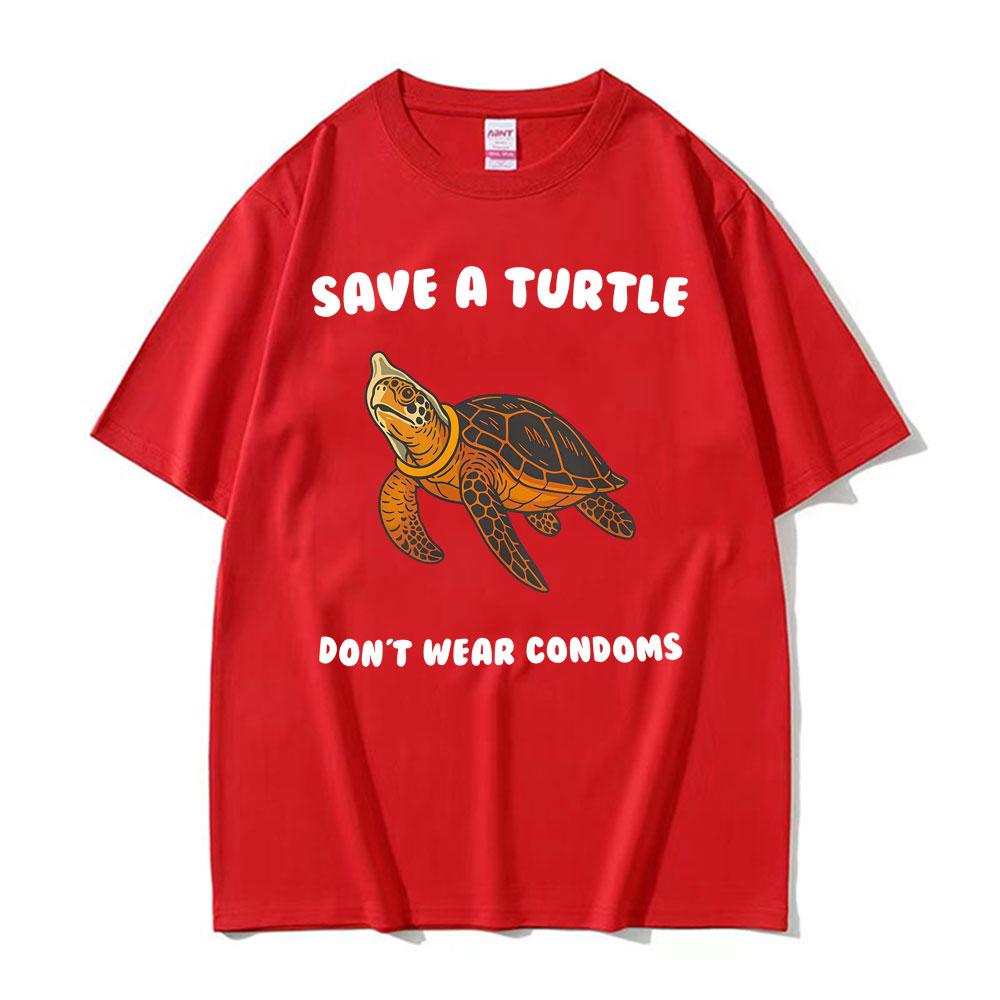 Смешные футболки Save A Turtle Dont Wear Condoms Глупый Мем Мужские Женские Летняя Мода 100% Хлопок Оверсайз Футболки Уличная Одежда M
Смешные футболки Save A Turtle Dont Wear Condoms Глупый Мем Мужские Женские Летняя Мода 100% Хлопок Оверсайз Футболки Уличная Одежда M