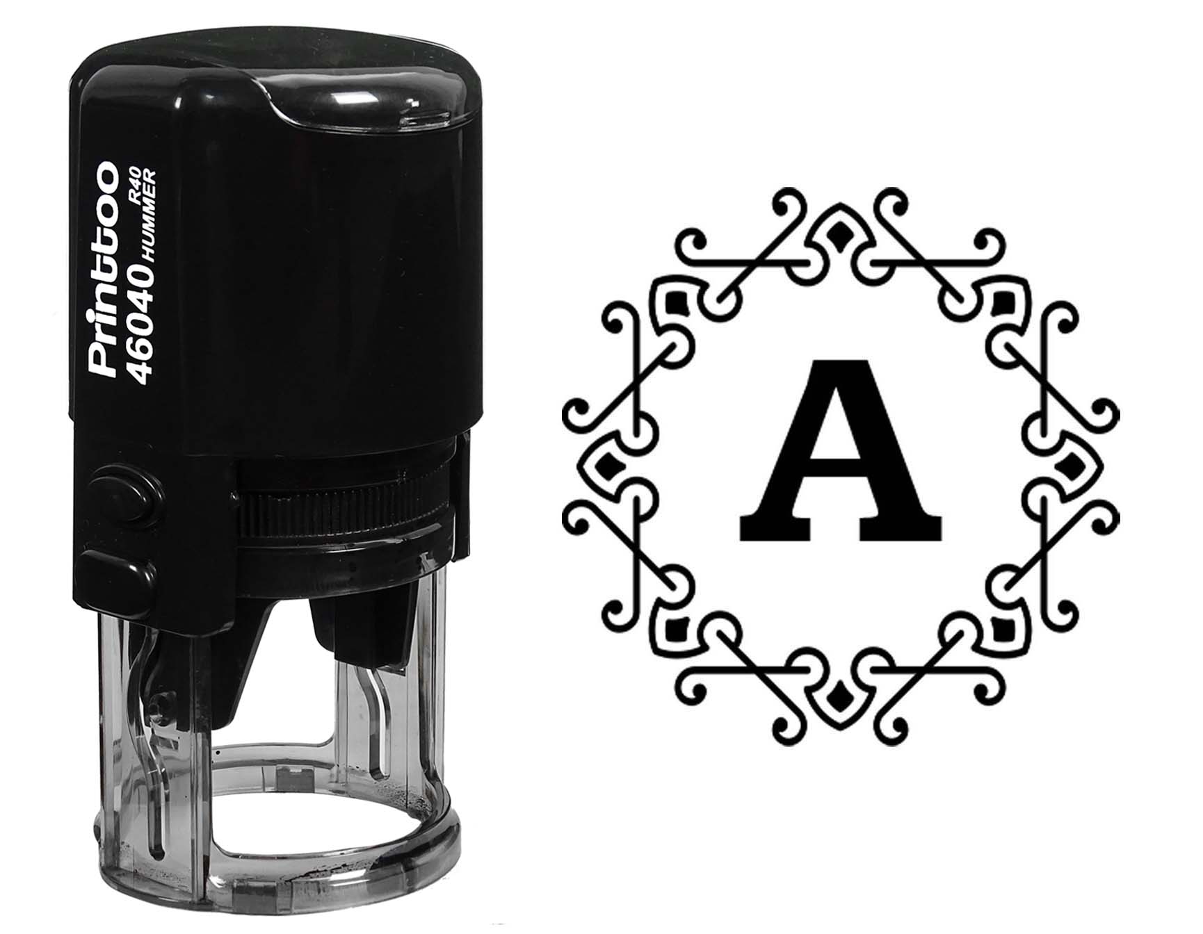 Printtoo Octagon Celtic Swirl Frame A Alphabet Monogram R-40 Self Inking Rubber Stamp Office 30 mm Diameter (Approx) синий
Printtoo Octagon Celtic Swirl Frame A Alphabet Monogram R-40 Self Inking Rubber Stamp Office 30 mm Diameter (Approx) синий