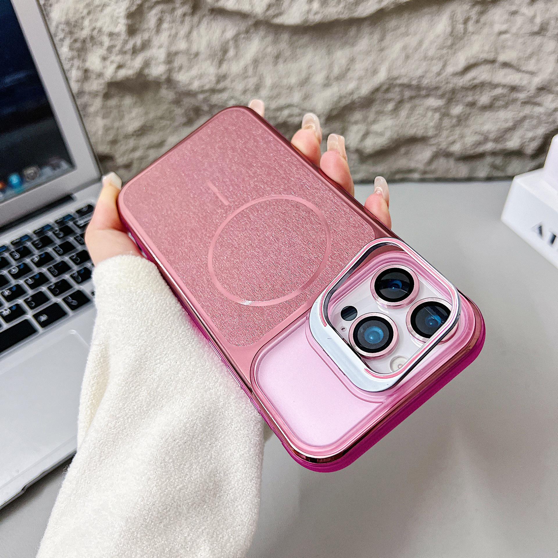 iPhone 17 Pro Max Lens Holder Case: Magnetic Soft Edge, Hard Shell, Brushed Design, Compatible with Apple 16/15 Pro. iPhone 13 рожевий
iPhone 17 Pro Max Lens Holder Case: Magnetic Soft Edge, Hard Shell, Brushed Design, Compatible with Apple 16/15 Pro. iPhone 13 рожевий