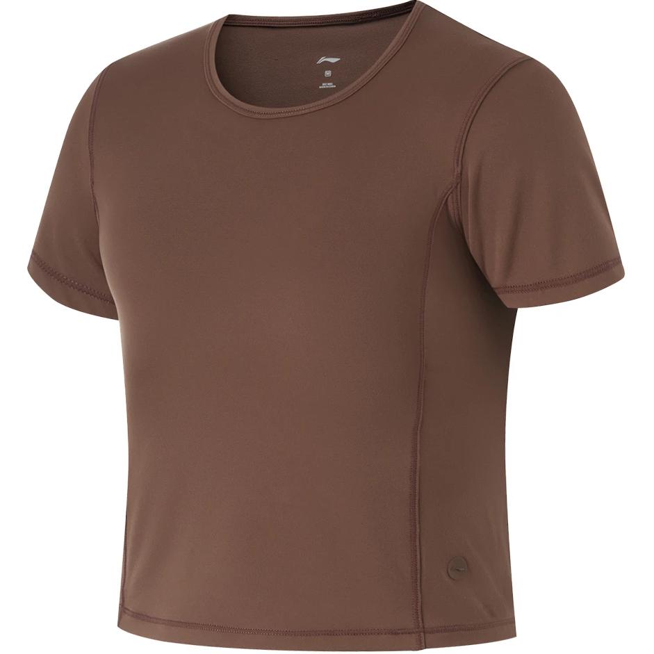 Li Ning Fitness Series Solid Color Round Neck Comfortable Breathable Short Sleeve T-Shirt Women T-Shirts Brown ATSU734-2 L
Li Ning Fitness Series Solid Color Round Neck Comfortable Breathable Short Sleeve T-Shirt Women T-Shirts Brown ATSU734-2 L