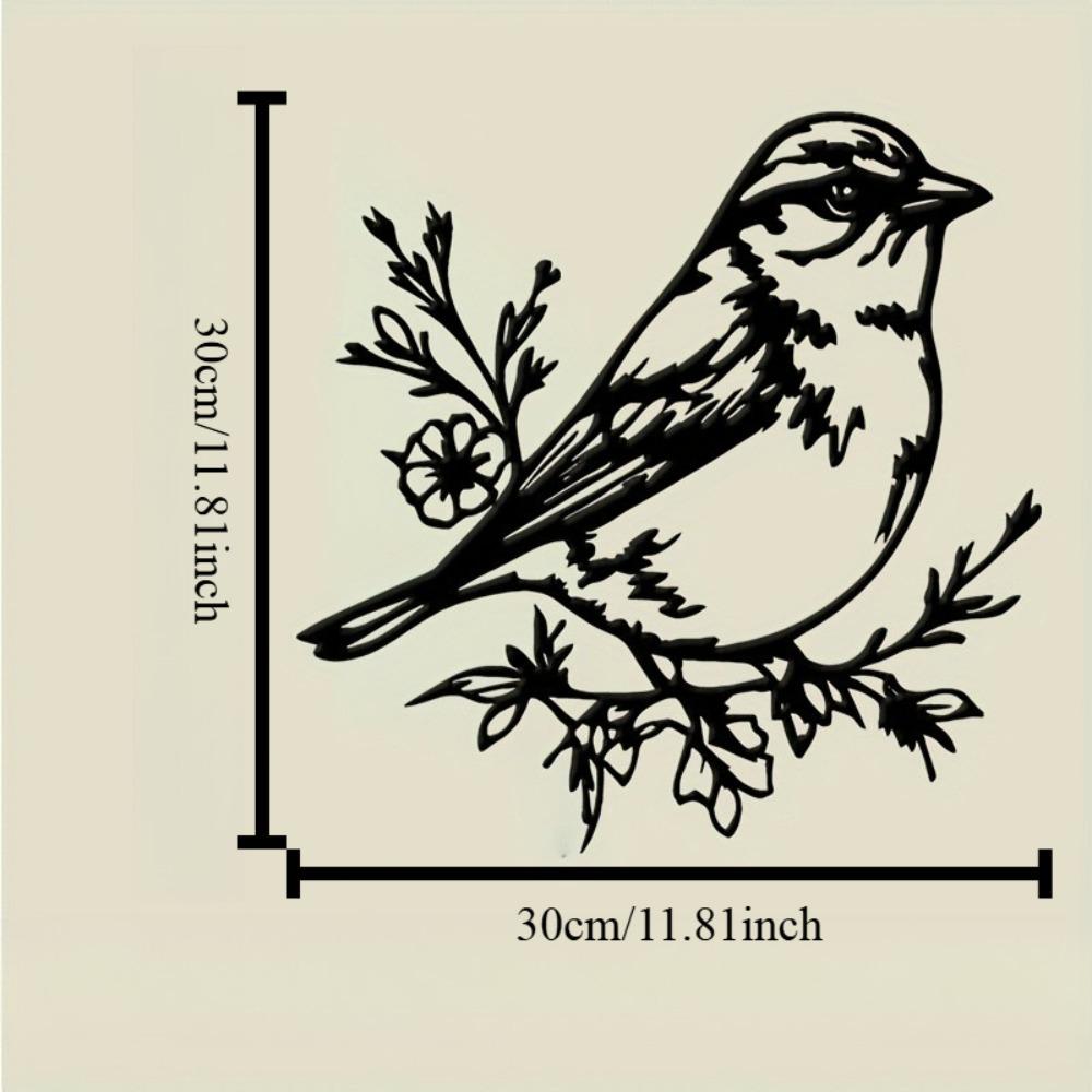 Elegant Black Iron Sparrow Flower Wall Sculpture Outdoor Flying Bird Art Intricate Metal Beak Decor Home Patio Coffee Shop Gift 12in
Elegant Black Iron Sparrow Flower Wall Sculpture Outdoor Flying Bird Art Intricate Metal Beak Decor Home Patio Coffee Shop Gift 12in