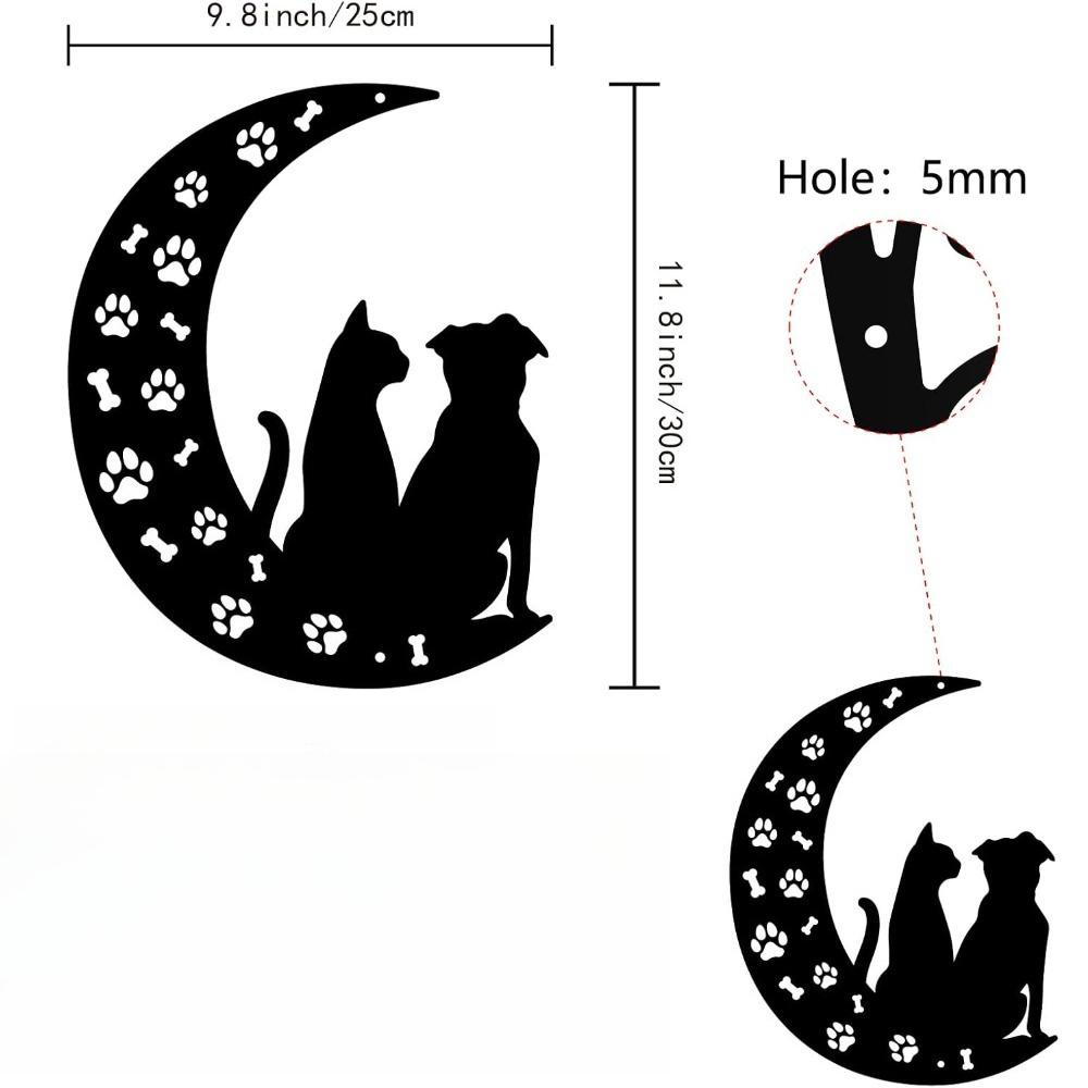 Metal Black Cat Wall Art Moon Decor Rustic Iron Sculpture Hanging Sign Indoor Outdoor Home Garden Living Room Bedroom 25x30 cm 12in чёрный
Metal Black Cat Wall Art Moon Decor Rustic Iron Sculpture Hanging Sign Indoor Outdoor Home Garden Living Room Bedroom 25x30 cm 12in чёрный