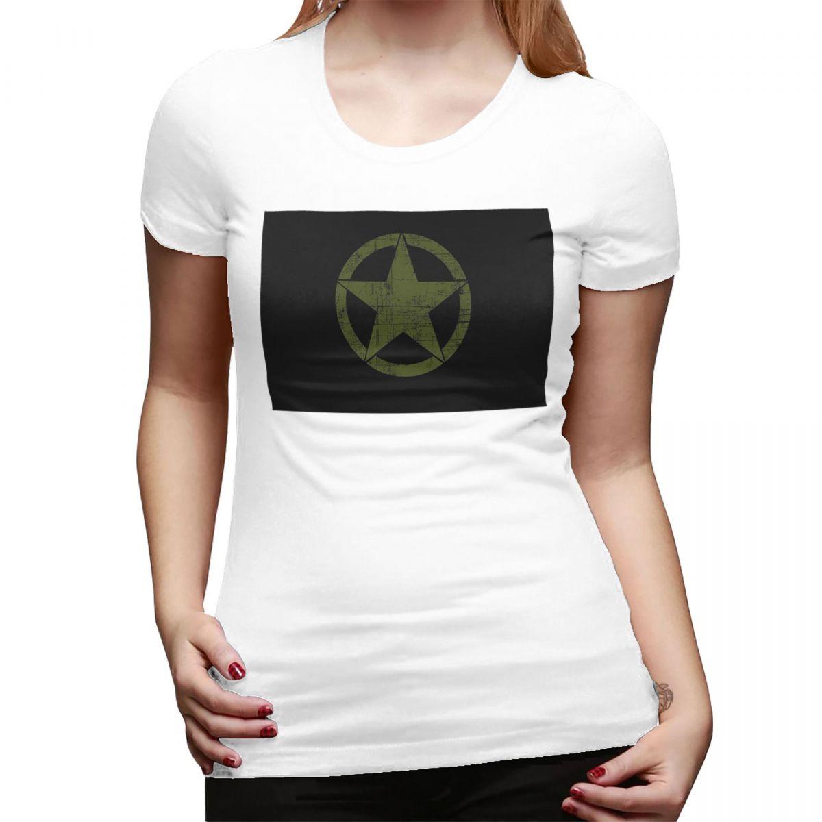 US Army Star Logo TShirt for Women Round Neck Streetwear T Shirts Womens Short Sleeve Summer Clothes Tops S
US Army Star Logo TShirt for Women Round Neck Streetwear T Shirts Womens Short Sleeve Summer Clothes Tops S