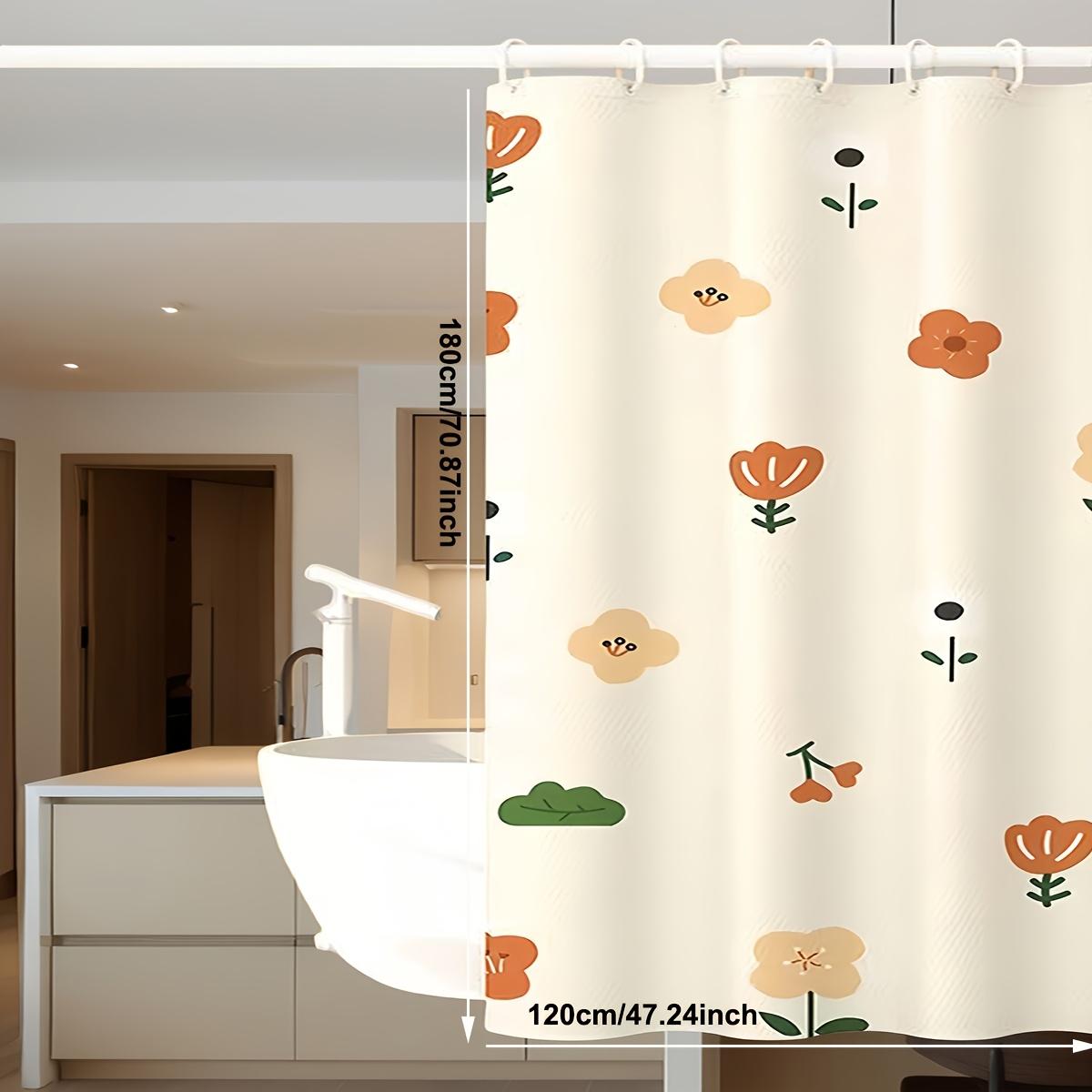 Vikama Floral Shower Curtain Wrinkle-Free Bathroom Decor Suitable For All Seasons Elegant Shower Curtain Easy To Maintain W60H190(CM)-1 Pcs
Vikama Floral Shower Curtain Wrinkle-Free Bathroom Decor Suitable For All Seasons Elegant Shower Curtain Easy To Maintain W60H190(CM)-1 Pcs