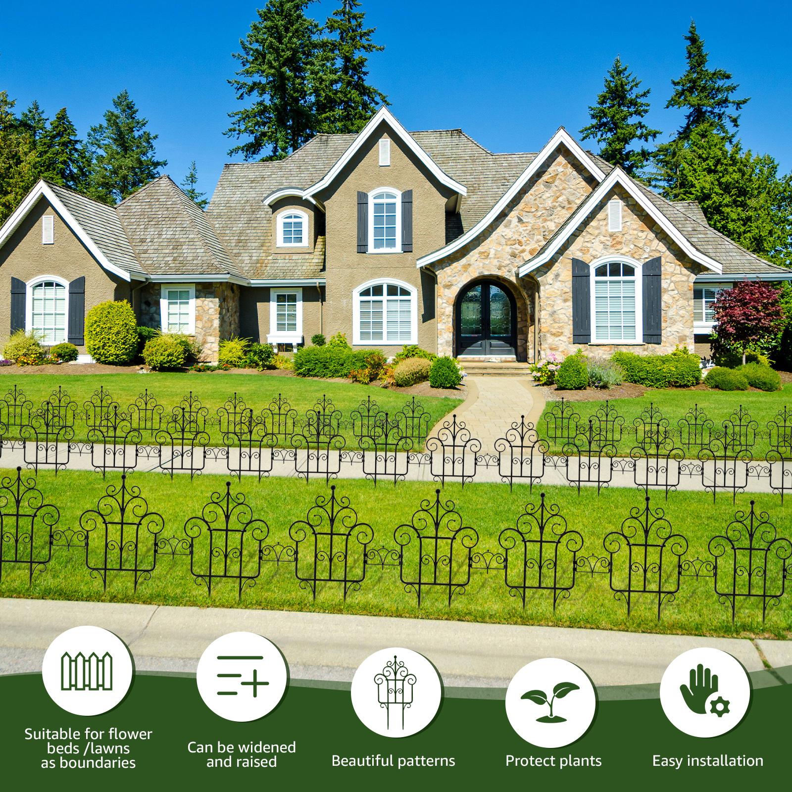 10PCS Garden Fence Decorative Fence Landscape Border Garden Decoration Garden Decoration Can Be Widened and Height Folded
10PCS Garden Fence Decorative Fence Landscape Border Garden Decoration Garden Decoration Can Be Widened and Height Folded