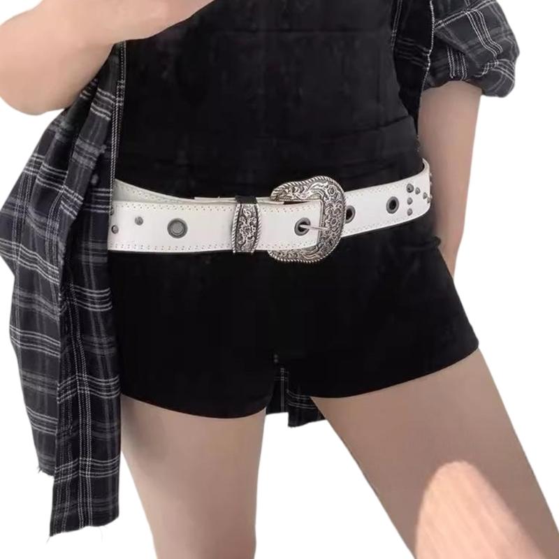 Antique Rivets Studded Waist Belt With Engraved Pattern Buckles PU Leather Pin Buckles Waistband For Women Jeans Pants 1 бежевий
Antique Rivets Studded Waist Belt With Engraved Pattern Buckles PU Leather Pin Buckles Waistband For Women Jeans Pants 1 бежевий