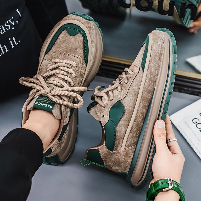 Модная мужская обувь, весенняя мода, универсальная, с высоким чувством, толстая подошва, модная обувь для папы Форреста Гампа, спортивная, повседневная обувь 39
Модная мужская обувь, весенняя мода, универсальная, с высоким чувством, толстая подошва, модная обувь для папы Форреста Гампа, спортивная, повседневная обувь 39