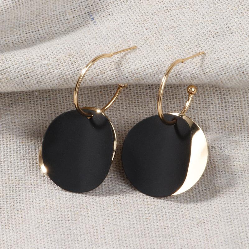 Double Round Piece Hanging Earrings for Women Red Green Black Metal Pendants Korean Fashion Dangle Earrings pendientes 2024
Double Round Piece Hanging Earrings for Women Red Green Black Metal Pendants Korean Fashion Dangle Earrings pendientes 2024