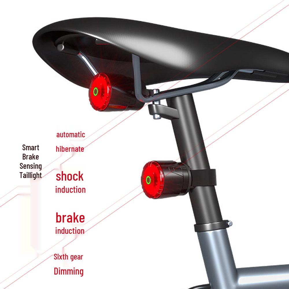 Smart Brake Taillight for Bicycles - Type-C Charging, Long Battery Life, Vibration Sensing Brake Warning
Smart Brake Taillight for Bicycles - Type-C Charging, Long Battery Life, Vibration Sensing Brake Warning
