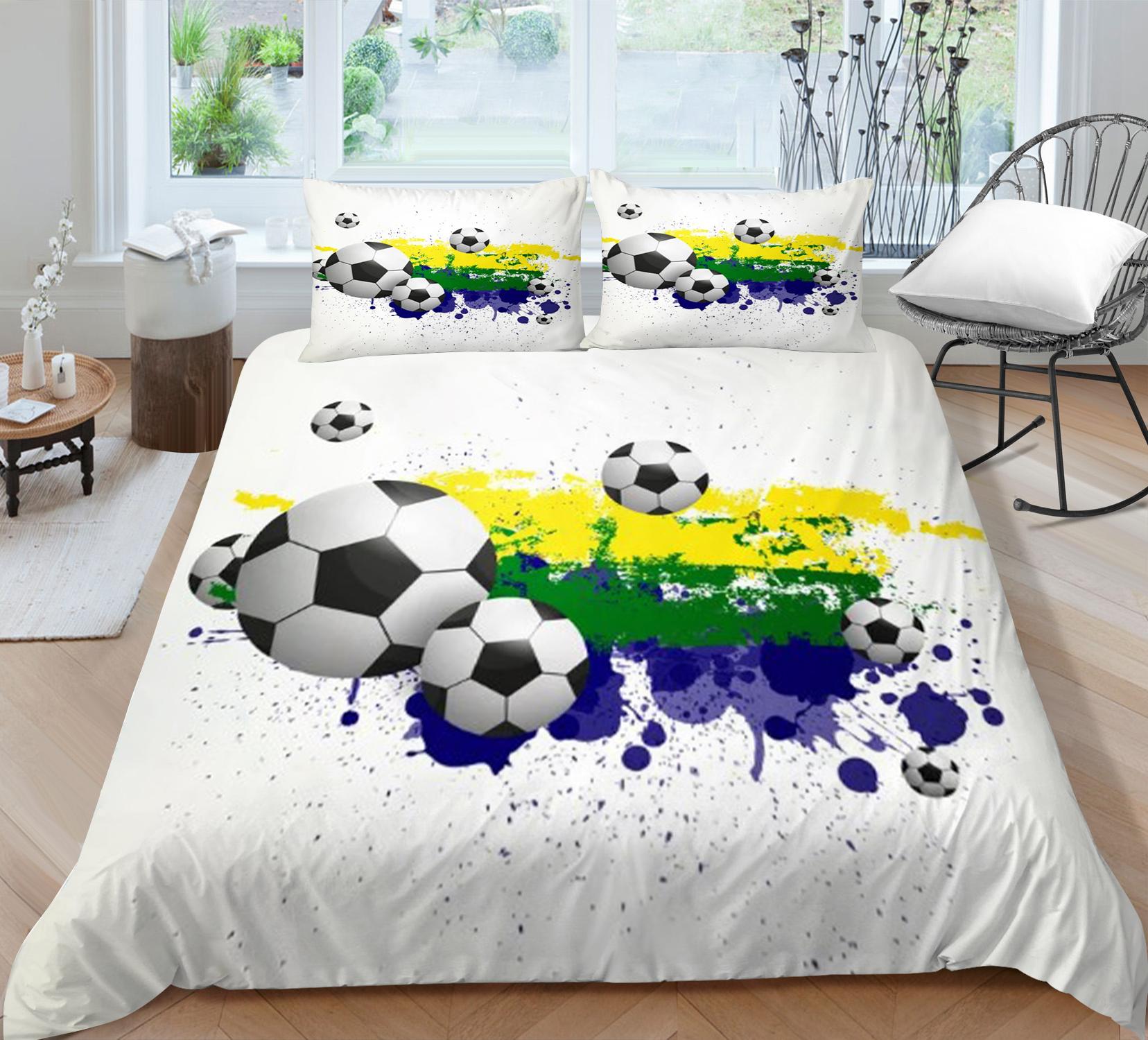Покрывало на кровать 3D Футбол Постельный комплект Пододеяльники Наволочка Домашний декор Покрывала Дышащее Теплое Постельное белье Single 135x200cm
Покрывало на кровать 3D Футбол Постельный комплект Пододеяльники Наволочка Домашний декор Покрывала Дышащее Теплое Постельное белье Single 135x200cm