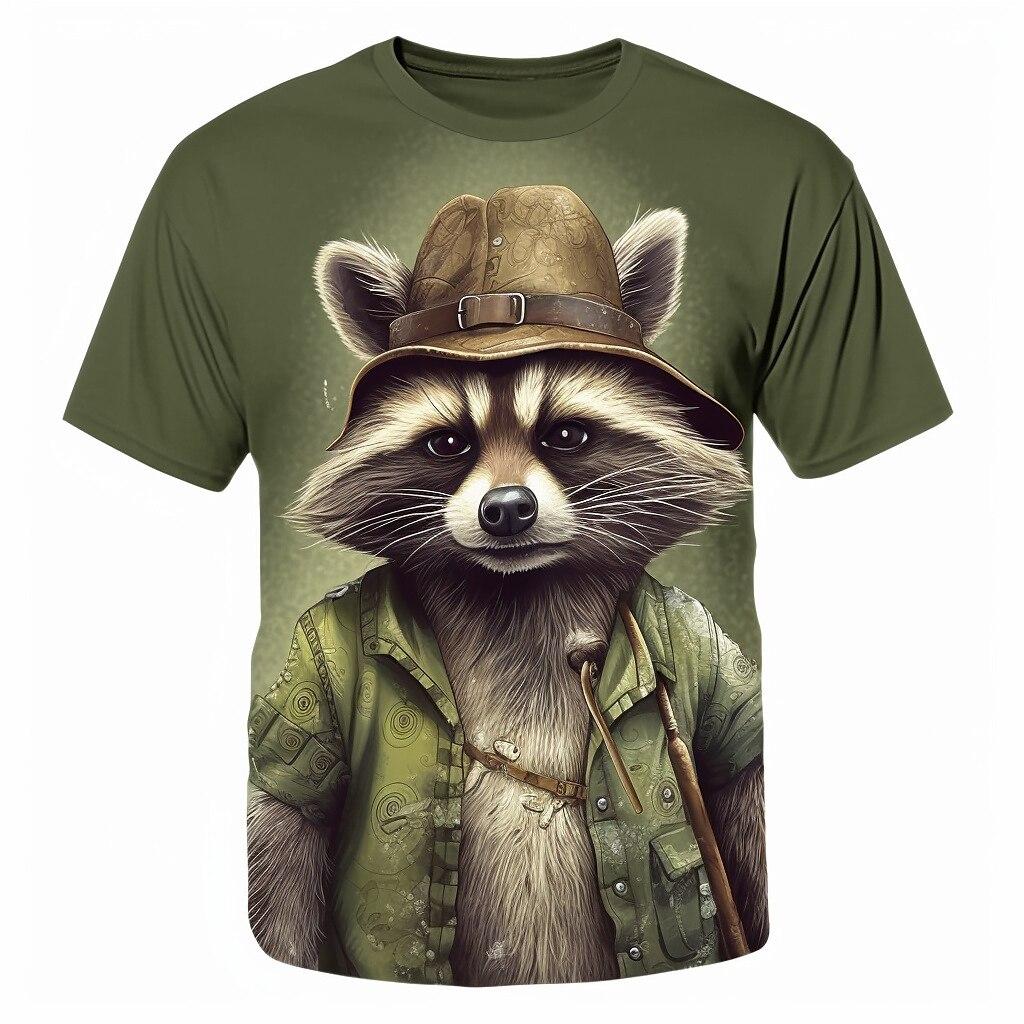 Funny T-Shirt For Men 3d Raccoon Print Tees Animal Pattern Short Sleeve Top Summer Streetwear Oversized Trendy Women Clothes XXS
Funny T-Shirt For Men 3d Raccoon Print Tees Animal Pattern Short Sleeve Top Summer Streetwear Oversized Trendy Women Clothes XXS