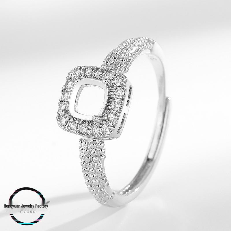 2025 Women s Open Style Ring: Adjustable 6-10mm Square Setting for DIY Inlay, Imitation 925 Silver 7mm Fat Square
2025 Women s Open Style Ring: Adjustable 6-10mm Square Setting for DIY Inlay, Imitation 925 Silver 7mm Fat Square