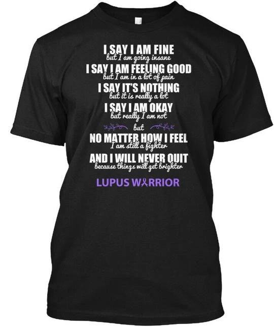 Lupus Brighter 4795744 - I Say Am Fine But Going T shirt Made in USA S-5XL XL
Lupus Brighter 4795744 - I Say Am Fine But Going T shirt Made in USA S-5XL XL