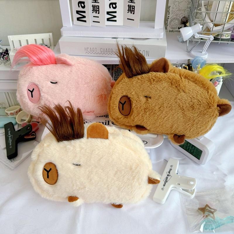 Cartoon Capybara Pencil Bag Large Capacity Pencil Storage Bags Kawaii Pen Pouch Students Stationery Organizer Makeup Bag коричневий
Cartoon Capybara Pencil Bag Large Capacity Pencil Storage Bags Kawaii Pen Pouch Students Stationery Organizer Makeup Bag коричневий