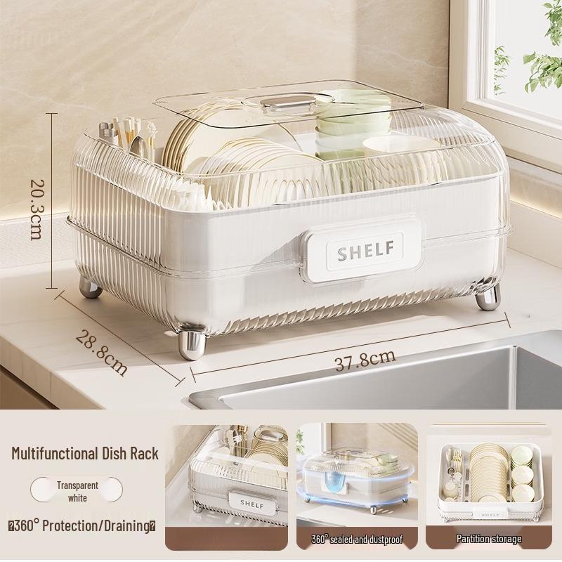 Transparent Foldable Kitchen Dish Drying Rack
Transparent Foldable Kitchen Dish Drying Rack