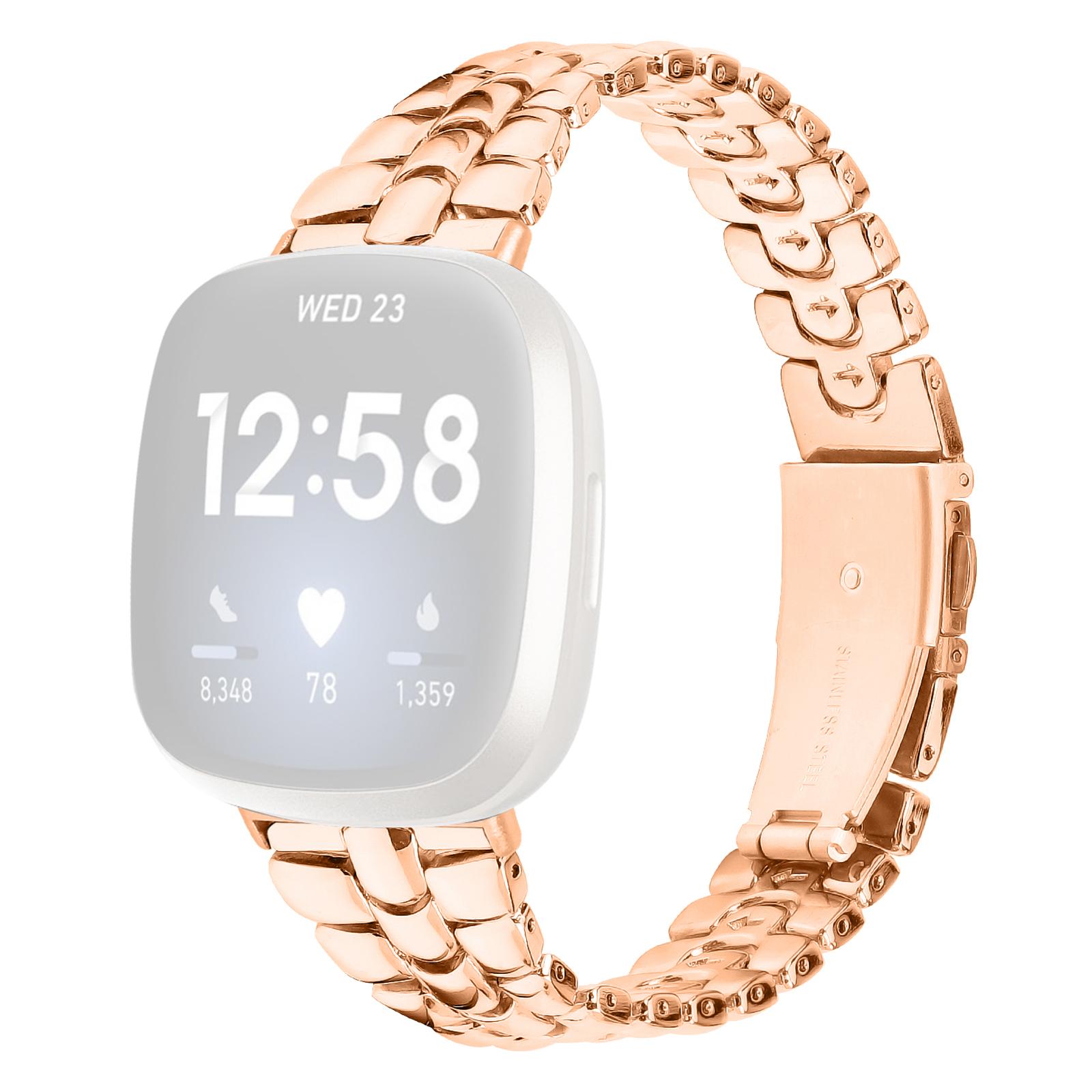 For Fitbit Versa 4/Sense 2 Stylish Alloy Watchband Replacement Wrist Strap Rose Gold
For Fitbit Versa 4/Sense 2 Stylish Alloy Watchband Replacement Wrist Strap Rose Gold