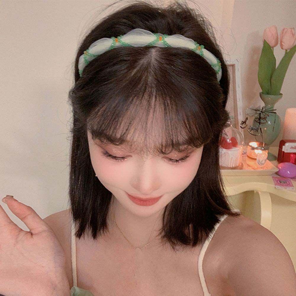up Temperament Women Hair Accessories Colorful Bead Hairband Korean Style Headband Mesh Hair Hoop зелёный
up Temperament Women Hair Accessories Colorful Bead Hairband Korean Style Headband Mesh Hair Hoop зелёный