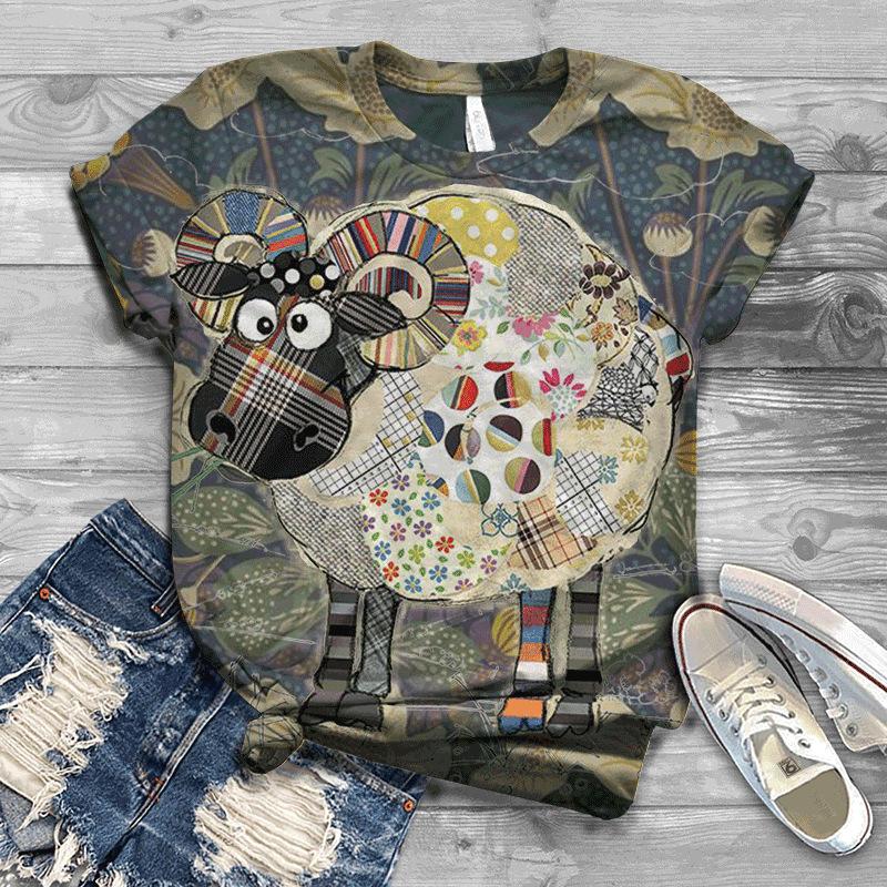Женская летняя футболка с цифровым принтом животных, модным принтом, свободная, 3D, с коротким рукавом, топ для женщин, рубашка 6XL
Женская летняя футболка с цифровым принтом животных, модным принтом, свободная, 3D, с коротким рукавом, топ для женщин, рубашка 6XL