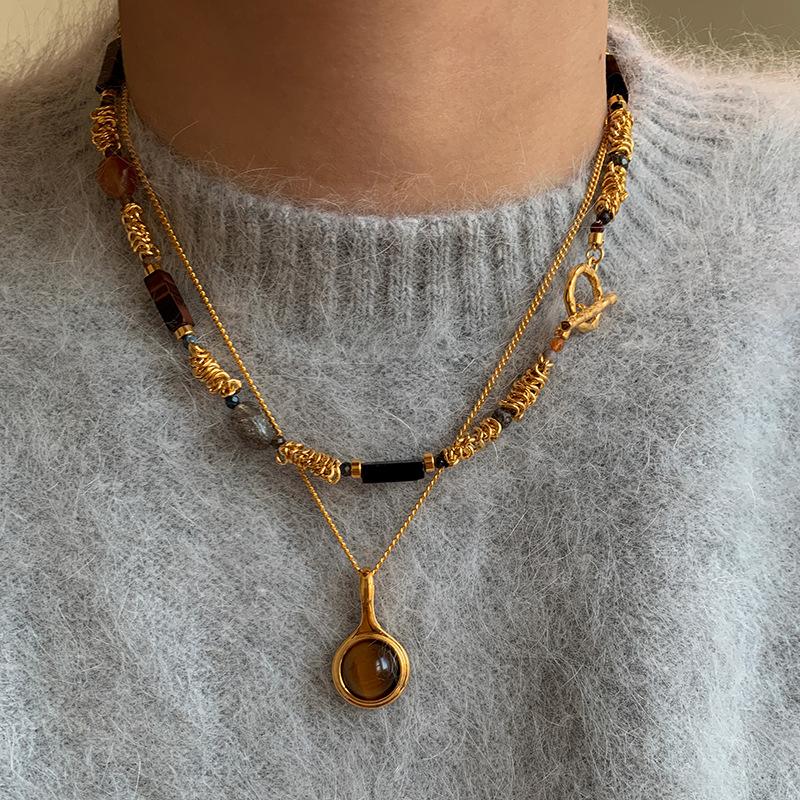 Rectangle twisted winding stone necklace medieval vintage personalized collarbone chain light luxury retro temperament necklace
Rectangle twisted winding stone necklace medieval vintage personalized collarbone chain light luxury retro temperament necklace