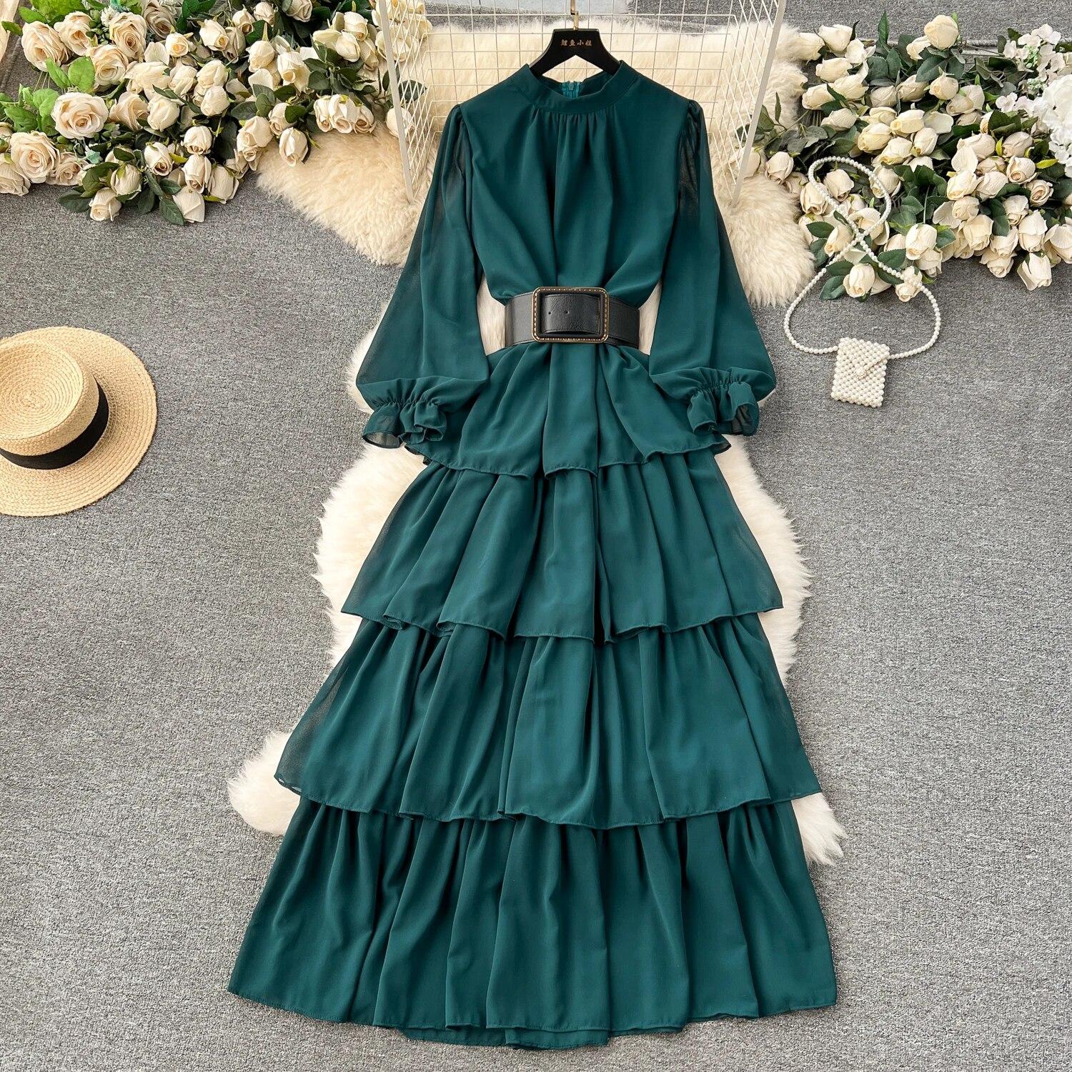 Осеннее кружевное винтажное платье феи, женское лоскутное элегантное праздничное платье миди с женским бантом, корейское модное цельное милое платье 2024 One Size темно-зеленого
Осеннее кружевное винтажное платье феи, женское лоскутное элегантное праздничное платье миди с женским бантом, корейское модное цельное милое платье 2024 One Size темно-зеленого