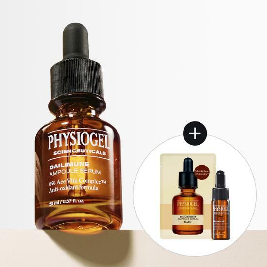 PHYSIOGEL Scienceuticals Dailimune Ампульная сыворотка, 20 мл, специальный набор (+Dailimune Ампула 4мл+Тканевая маска 1P)
PHYSIOGEL Scienceuticals Dailimune Ампульная сыворотка, 20 мл, специальный набор (+Dailimune Ампула 4мл+Тканевая маска 1P)