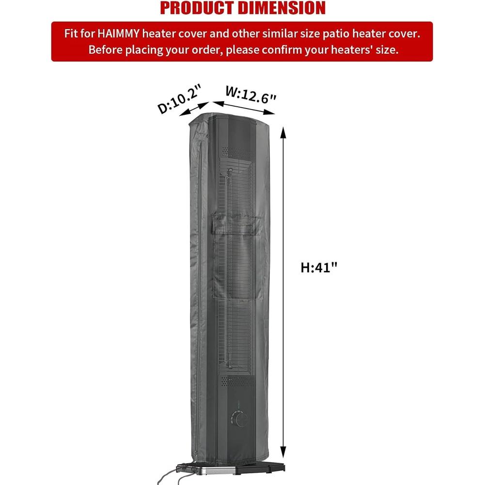 Waterproof Electric Heater Cover with Heavy Duty Oxford Fabric Zipper Closure and Storage Compartment for Remote Controls China Mainland
Waterproof Electric Heater Cover with Heavy Duty Oxford Fabric Zipper Closure and Storage Compartment for Remote Controls China Mainland