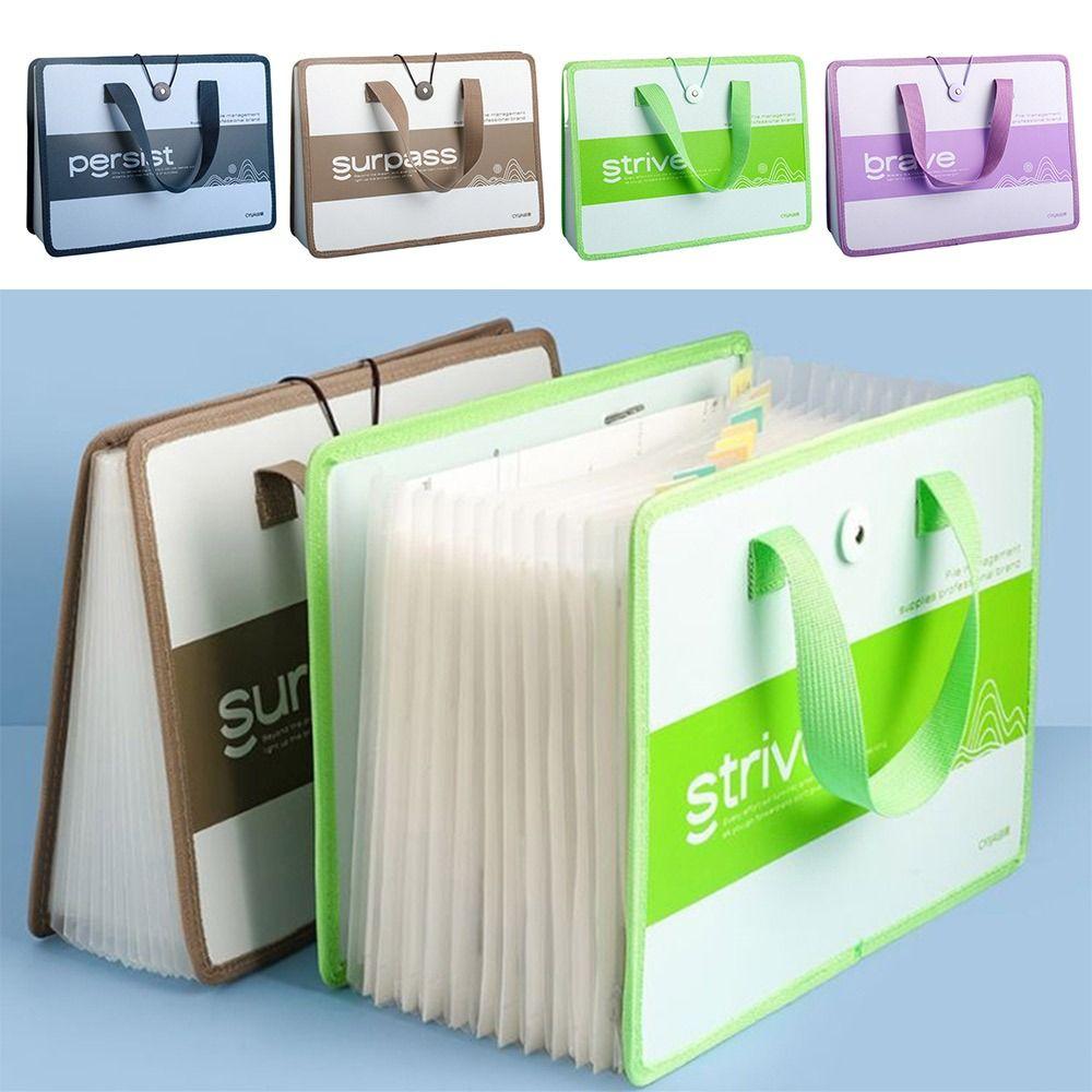 13 Layers Test Paper Storage Bag Portable File Organizer Simple Document Bag Students зелений
13 Layers Test Paper Storage Bag Portable File Organizer Simple Document Bag Students зелений