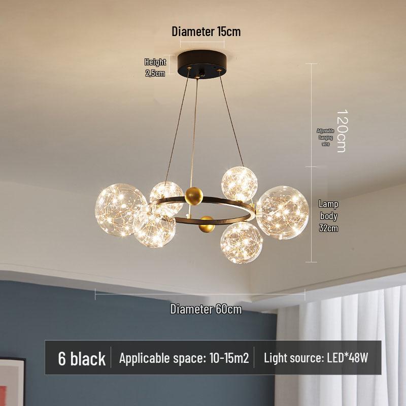 Nordic Starry Sky Modern Chandelier: Magic Bean Bubble Light for Living Room and Bedroom Neutral Light
Nordic Starry Sky Modern Chandelier: Magic Bean Bubble Light for Living Room and Bedroom Neutral Light