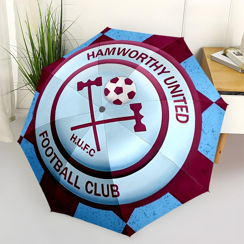 Hamworthy United, Football Club Automatic Opening and Closing, 8 rib Structure Portable Umbrella, Suitable for Men and Women in All Seasons
Hamworthy United, Football Club Automatic Opening and Closing, 8 rib Structure Portable Umbrella, Suitable for Men and Women in All Seasons
