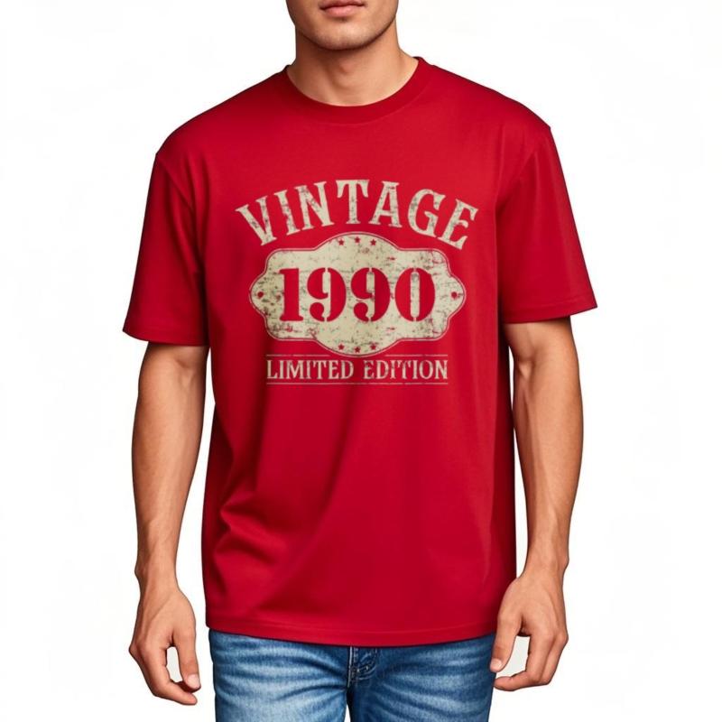 New Arrived For her Cotton short sleeve t shirt Fashion Vintage 1990 Limited Edition Everyday Boys Tee shirt Comfort Tshirt S
New Arrived For her Cotton short sleeve t shirt Fashion Vintage 1990 Limited Edition Everyday Boys Tee shirt Comfort Tshirt S