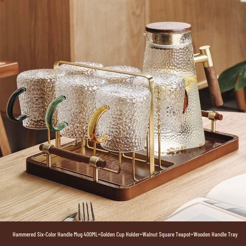 TXRMDX Heat-Resistant Glass Pitcher & Mug Set
TXRMDX Heat-Resistant Glass Pitcher & Mug Set