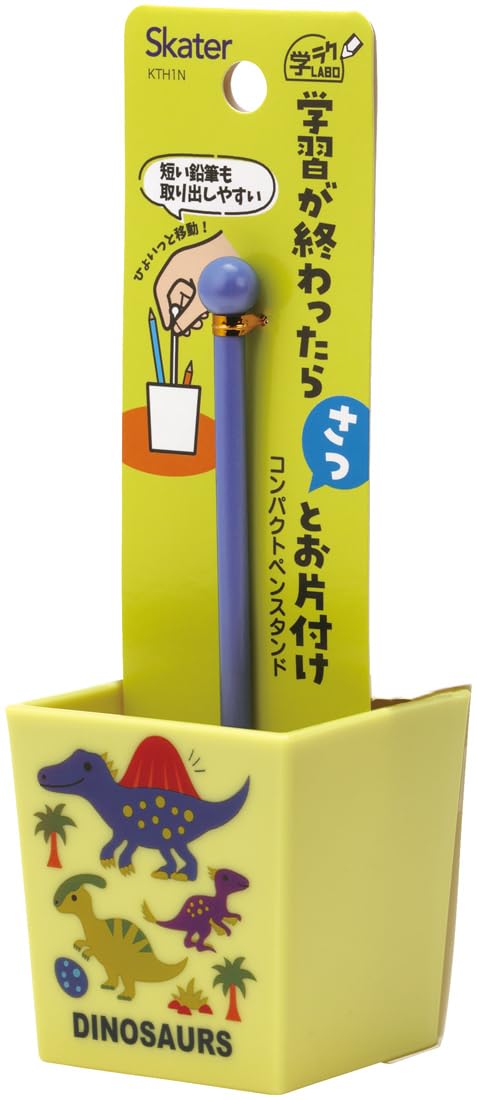 Компактная подставка для ручек Skater, держатель для ручек, подставка для канцелярских принадлежностей, иллюстрированная книга «Динозавр» KTH1N-A
Компактная подставка для ручек Skater, держатель для ручек, подставка для канцелярских принадлежностей, иллюстрированная книга «Динозавр» KTH1N-A
