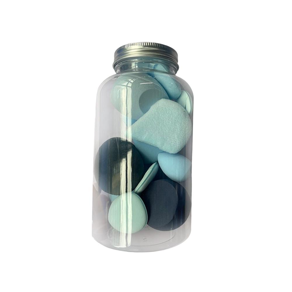 Makeup Sponge Set with 14 Pieces in Cylinder Jar Various Shapes and Sizes for Cosmetic Application and Blending Tools One Size синий
Makeup Sponge Set with 14 Pieces in Cylinder Jar Various Shapes and Sizes for Cosmetic Application and Blending Tools One Size синий