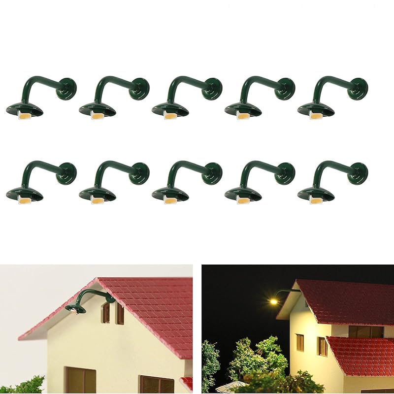 LSL16WM model wall light wall lamp LED light warm white light 23mm 1:87 10 pieces model railway building model diorama Scenery collection education
LSL16WM model wall light wall lamp LED light warm white light 23mm 1:87 10 pieces model railway building model diorama Scenery collection education