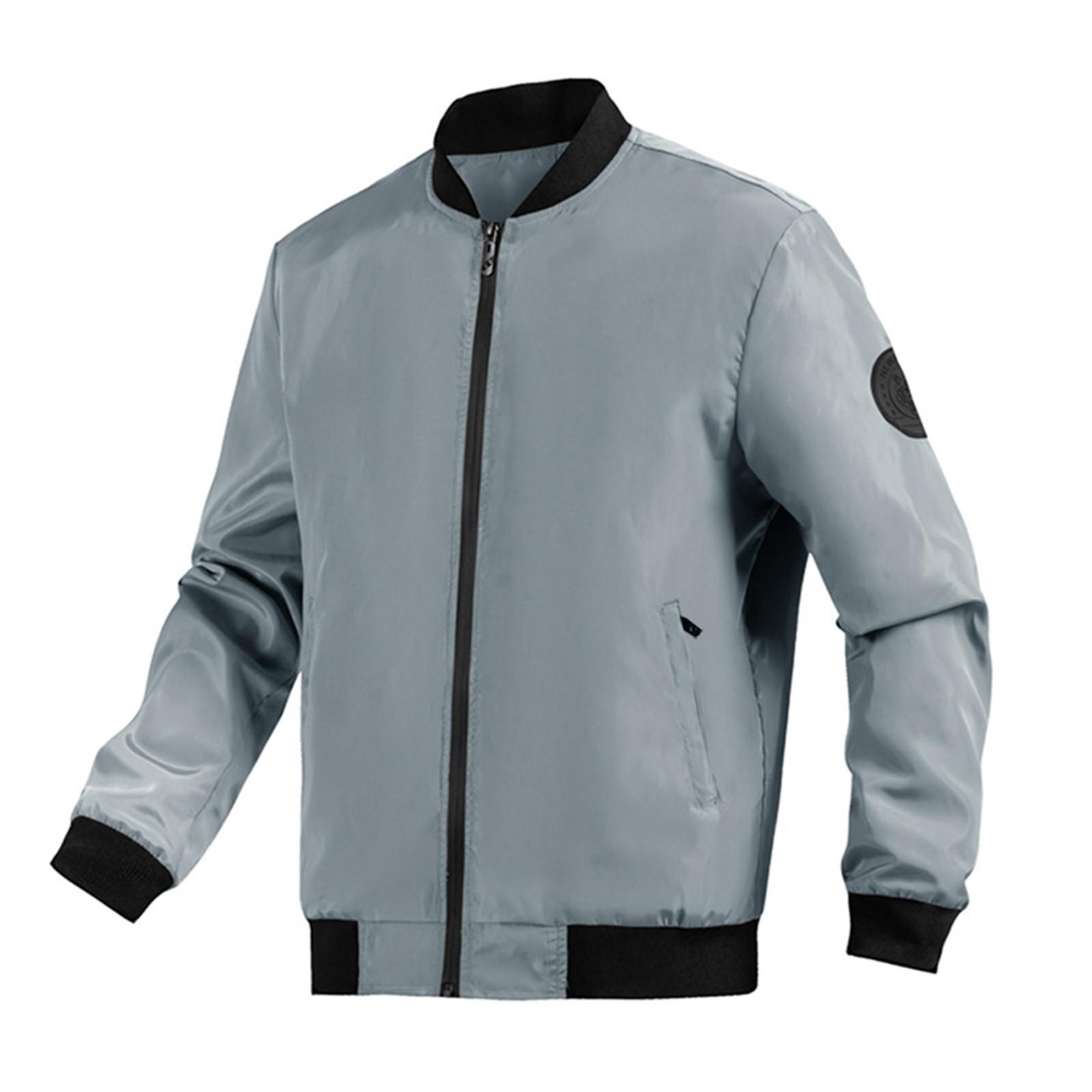 Men s Baseball Collar Cardigan Jacket Threaded Mouth Men s Long Sleeve Short Length Top XXL
Men s Baseball Collar Cardigan Jacket Threaded Mouth Men s Long Sleeve Short Length Top XXL