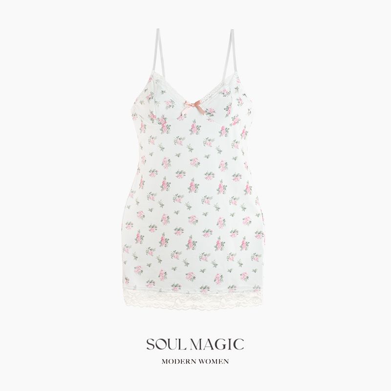 Floral Strap Dress Sexy Women Clothing Summer Pure Desire Strap Thin Lace Bodycon Dress Style White(White Flower) M
Floral Strap Dress Sexy Women Clothing Summer Pure Desire Strap Thin Lace Bodycon Dress Style White(White Flower) M