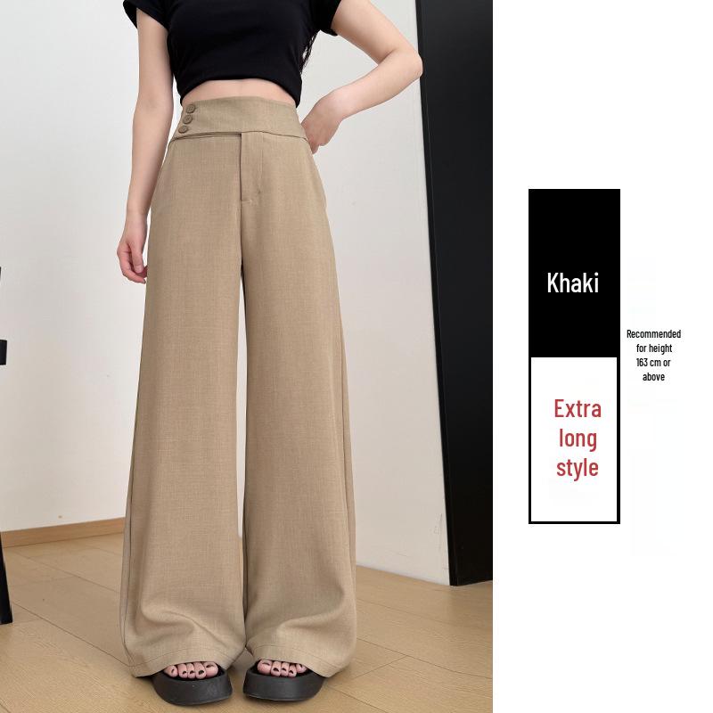 Korean Retro High-Waist Wide-Leg Suit Pants: Women s Slimming, Casual, Straight-Leg, Three-Button Design Small
Korean Retro High-Waist Wide-Leg Suit Pants: Women s Slimming, Casual, Straight-Leg, Three-Button Design Small