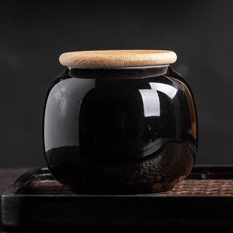 European Mini Small Bamboo Lid Ceramic Tea Candy Cookie Box Vintage Sealed Storage Jar Handicraft Ornaments Gift Home Decoration чорний
European Mini Small Bamboo Lid Ceramic Tea Candy Cookie Box Vintage Sealed Storage Jar Handicraft Ornaments Gift Home Decoration чорний