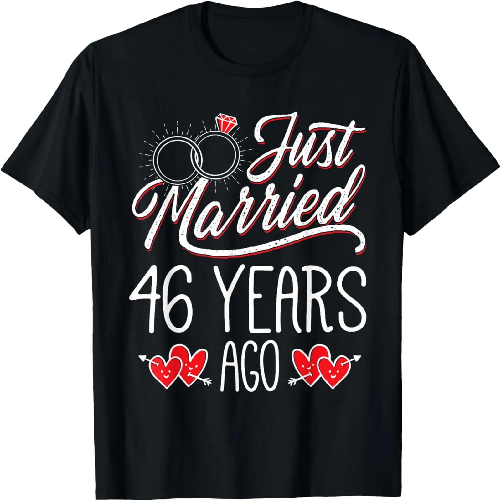 46th Wedding Anniversary Shirts - 46 Years Marriage Matching T-Shirt XXXXXL різнокольоровий
46th Wedding Anniversary Shirts - 46 Years Marriage Matching T-Shirt XXXXXL різнокольоровий