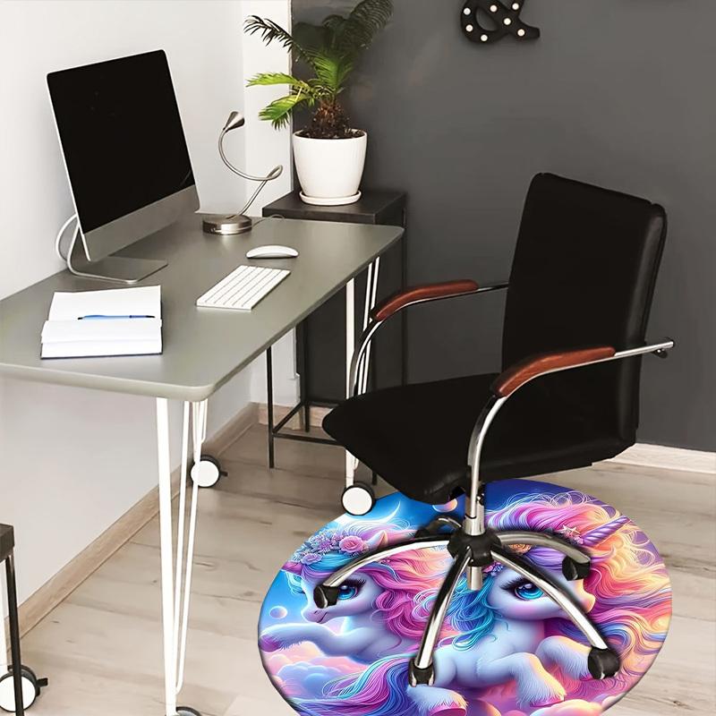 1pc Office Carpet Chair Mats Colorful Unicorns in Clouds Perfect for Decorating Office Chairs, Living Rooms, Or Bedrooms 80cm
1pc Office Carpet Chair Mats Colorful Unicorns in Clouds Perfect for Decorating Office Chairs, Living Rooms, Or Bedrooms 80cm