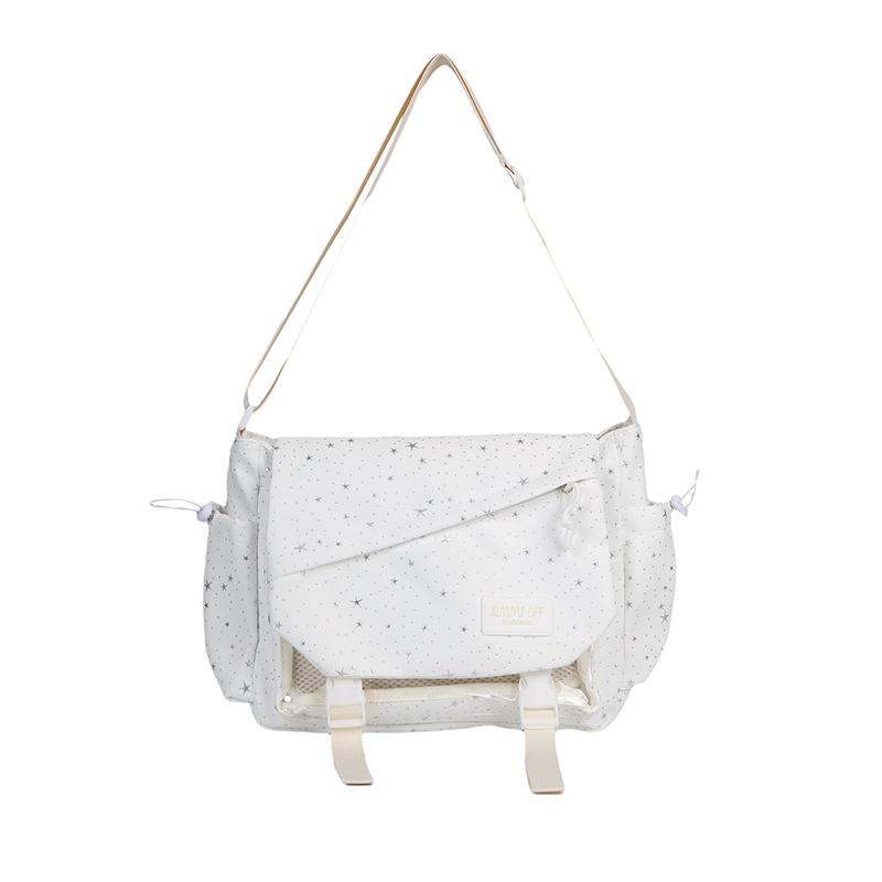 Cute Japanese Style Crossbody Bags for Girls Large Capacity Transparent Messenger Bag for Casual and Simple Commuting Bag
Cute Japanese Style Crossbody Bags for Girls Large Capacity Transparent Messenger Bag for Casual and Simple Commuting Bag