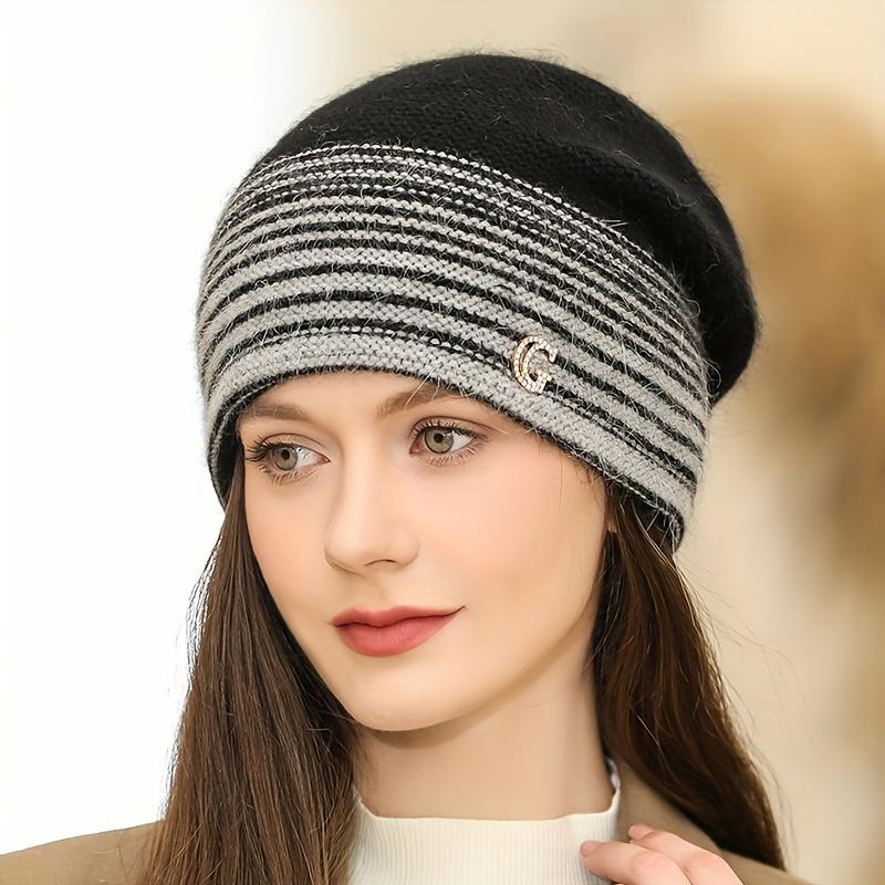 Women Winter Hat Casual Keep Warm Knitted Hats Coldproof Windproof Warm Cap Versatile Casual Beanie Cap for Women чорний
Women Winter Hat Casual Keep Warm Knitted Hats Coldproof Windproof Warm Cap Versatile Casual Beanie Cap for Women чорний