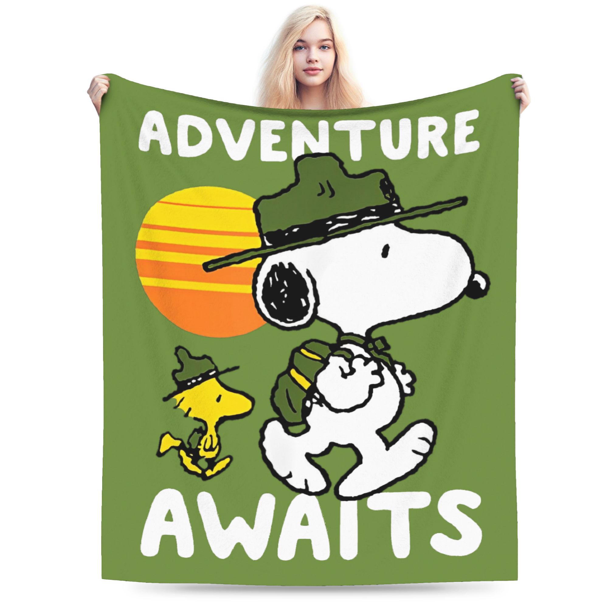 Snoopy & Woodstock Pattern Blankets Fleece Funny Soft Throw Blankets for Bedspread Winter 200x150cm 80x60in
Snoopy & Woodstock Pattern Blankets Fleece Funny Soft Throw Blankets for Bedspread Winter 200x150cm 80x60in