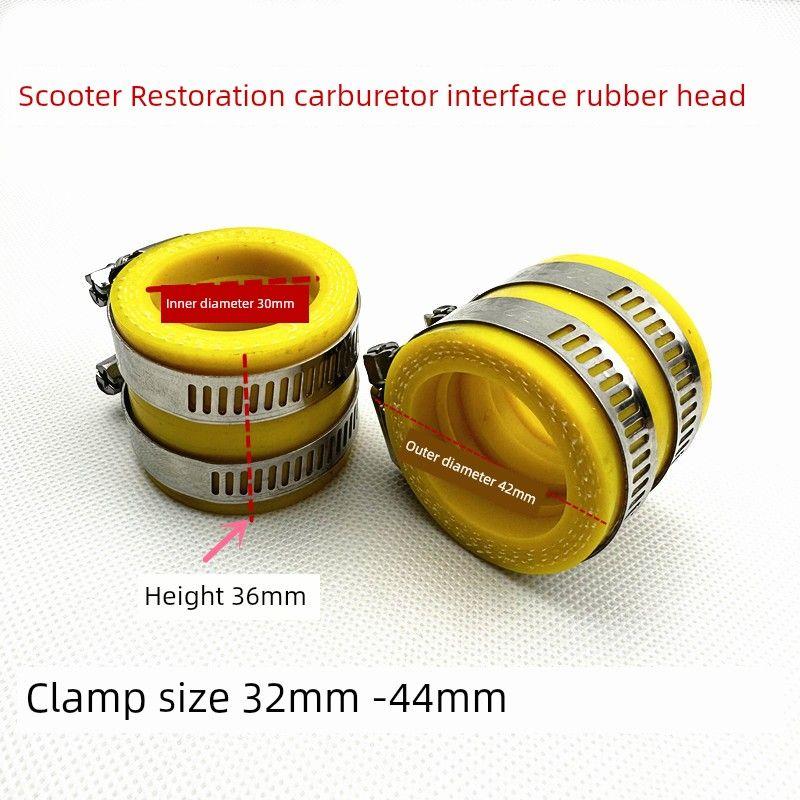 Restoration Carburetor 30/33/35/40/42/45mm Blessed Ghost Fire RS Kuqi Manifold Rubber Pipe Bonding Resin Restoration 30mm rubber head color random
Restoration Carburetor 30/33/35/40/42/45mm Blessed Ghost Fire RS Kuqi Manifold Rubber Pipe Bonding Resin Restoration 30mm rubber head color random