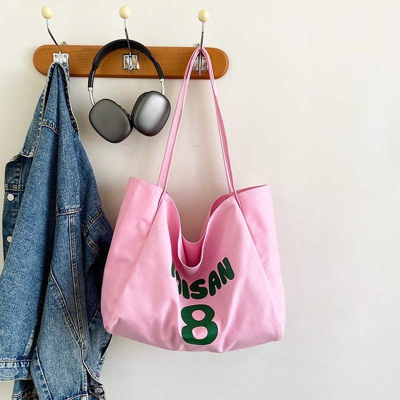 Stylish Black Yellow Pink Canvas Tote Bag For Students Casual Commuting 2024 Summer рожевий
Stylish Black Yellow Pink Canvas Tote Bag For Students Casual Commuting 2024 Summer рожевий